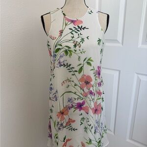 Calvin Klein White Floral Mini Dress